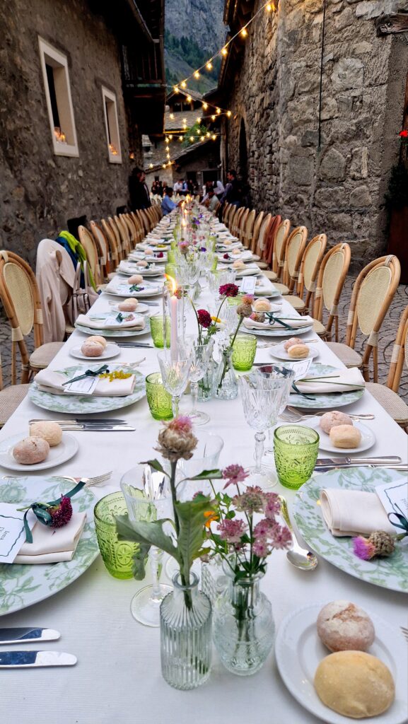 Evento La Grande Table du Village a Entreves Courmayeur