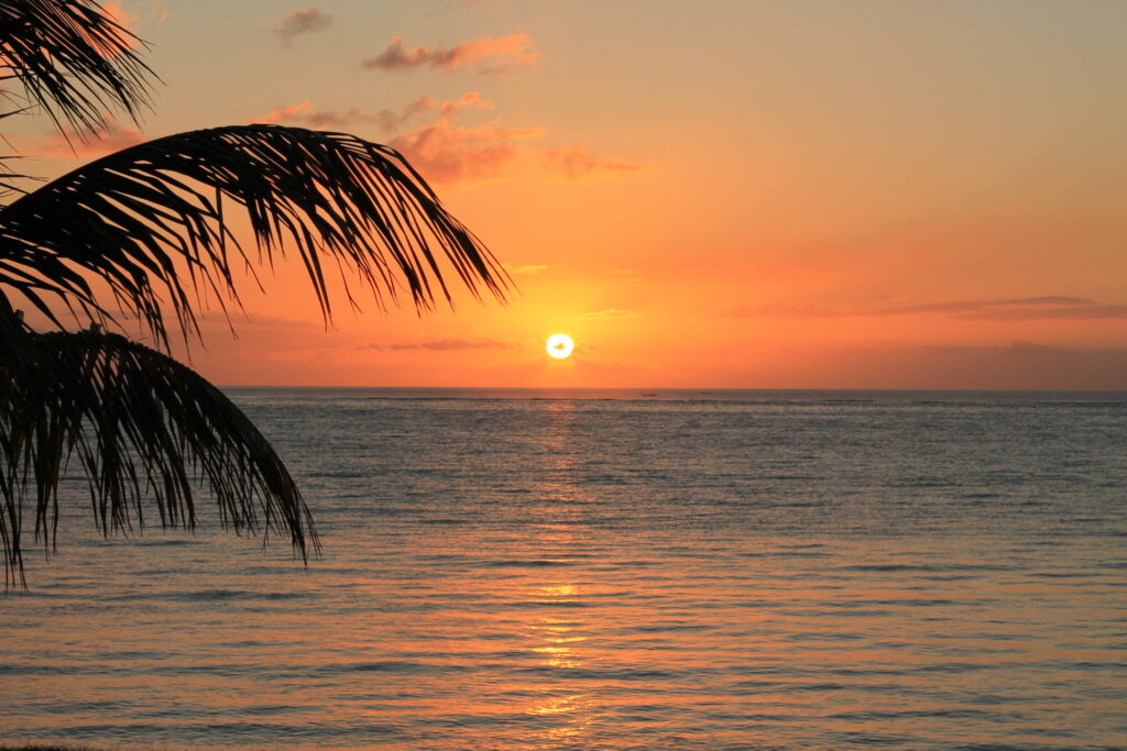 mauritius tramonto