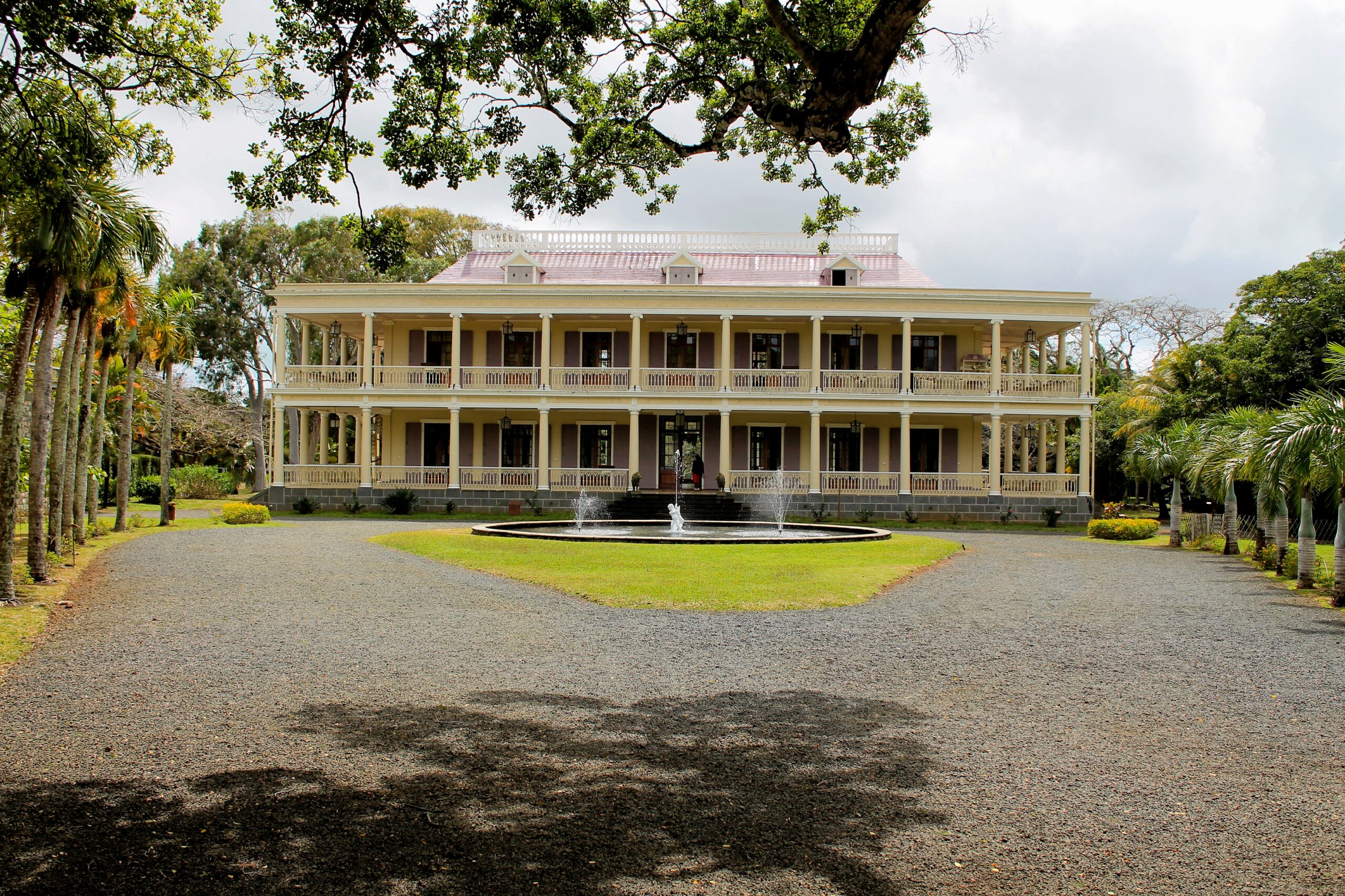 facciata esterna del chateau labourdonnais a Mapou Mauritius